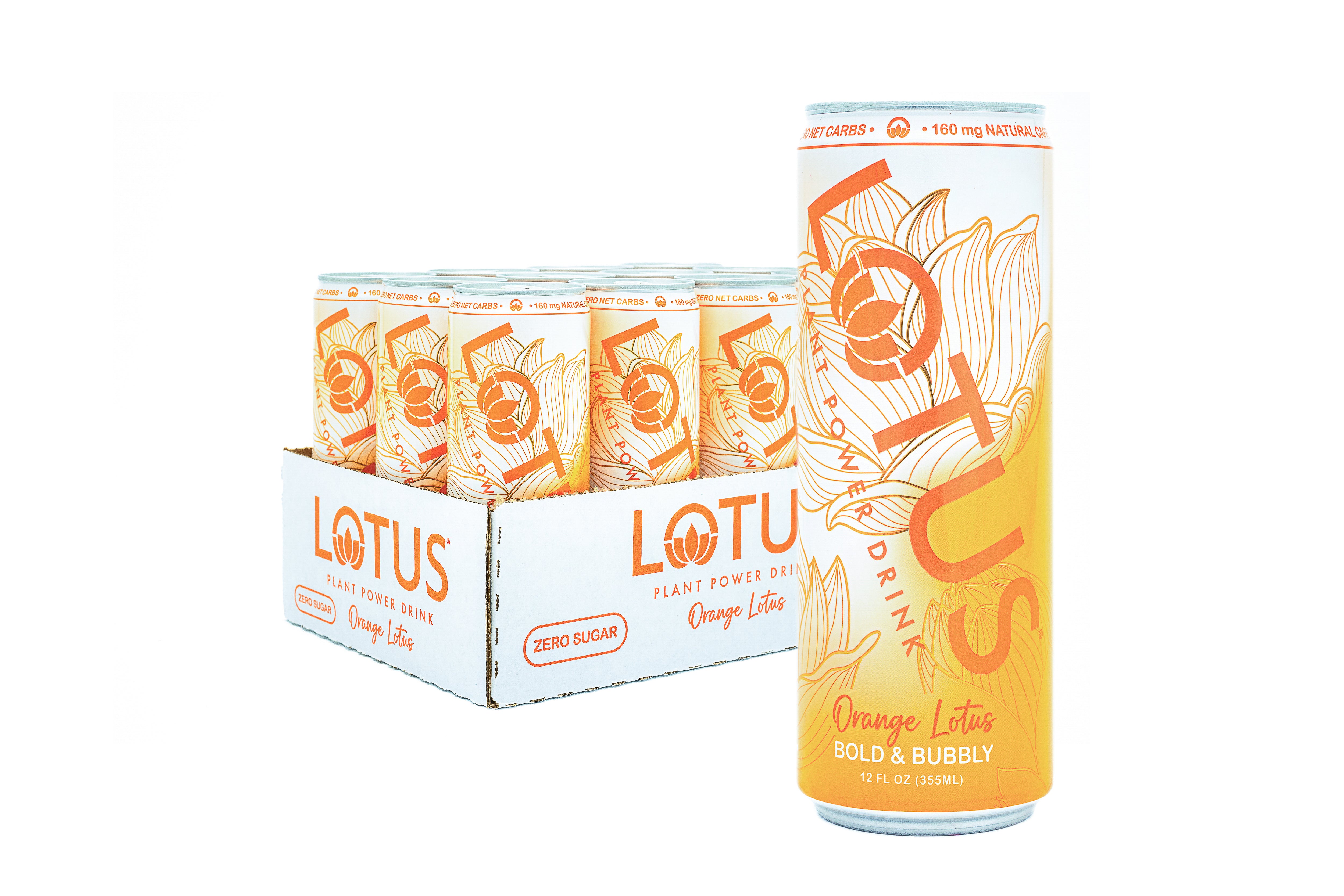 Orange Lotus Plant Power Drink™ (skinny)