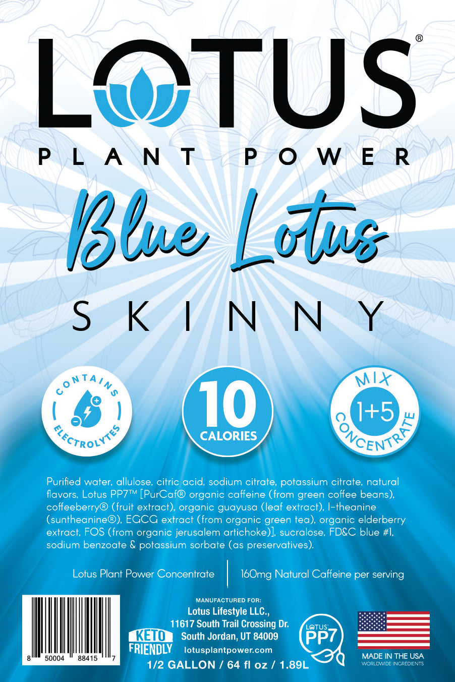 Blue Lotus Light Plant Power Concentrate