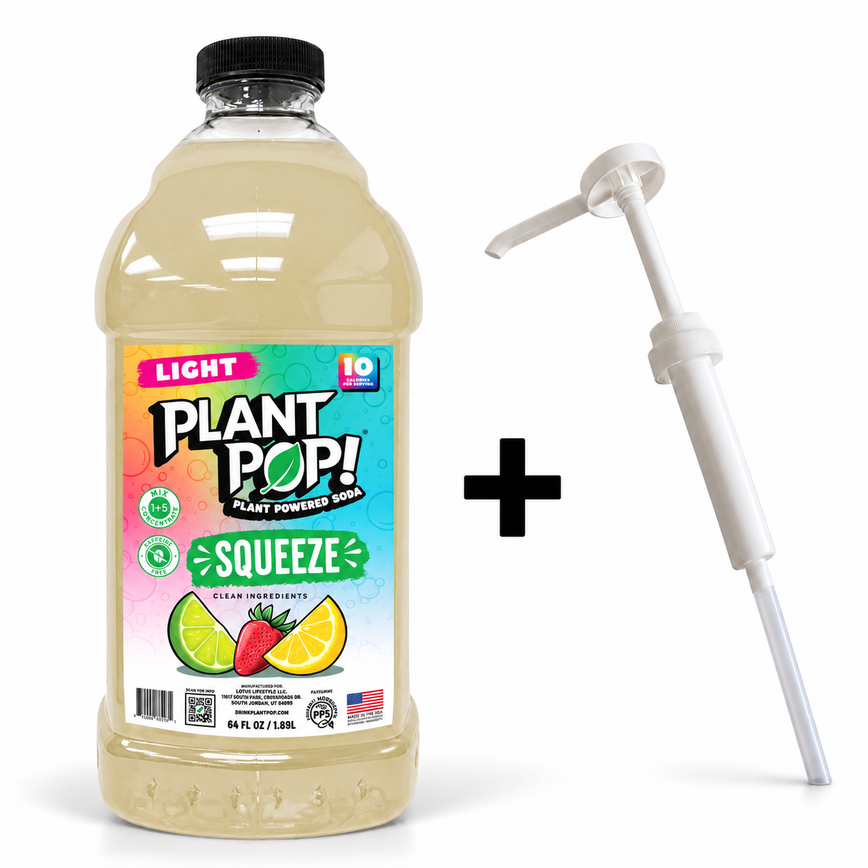 Plant Pop Squeeze Concentrate + 1 oz Pump Bundle · Light