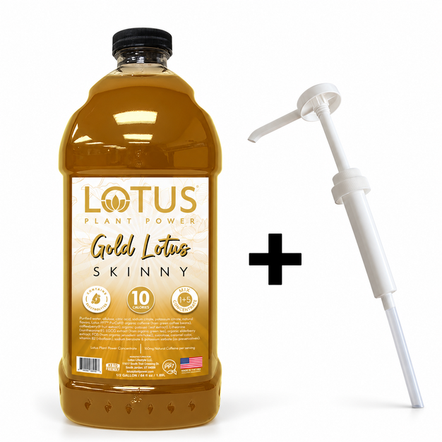 Gold Lotus Plant Power Concentrate + 1 oz Pump Bundle · Skinny