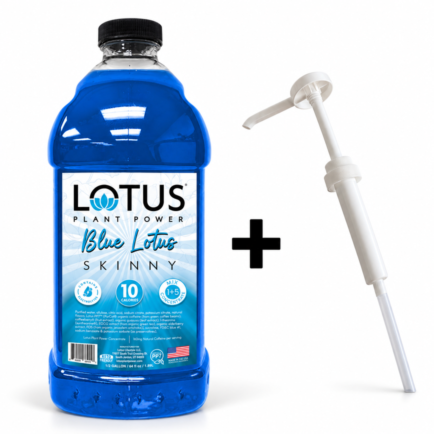 Blue Lotus Plant Power Concentrate + 1 oz Pump Bundle · Skinny
