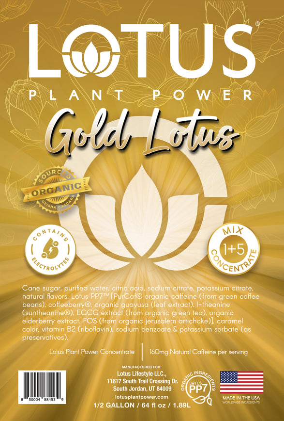 Gold Lotus Plant Power Concentrate