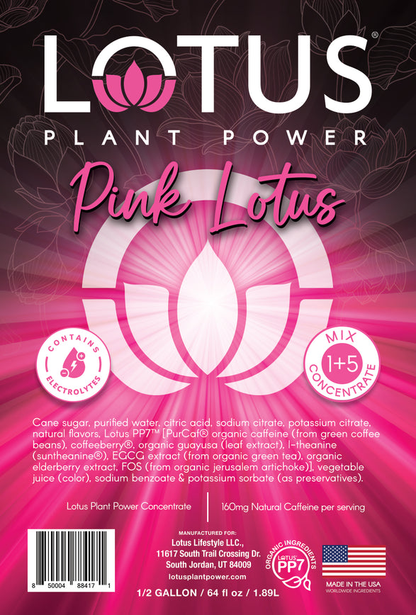 Pink Lotus Plant Power Concentrate