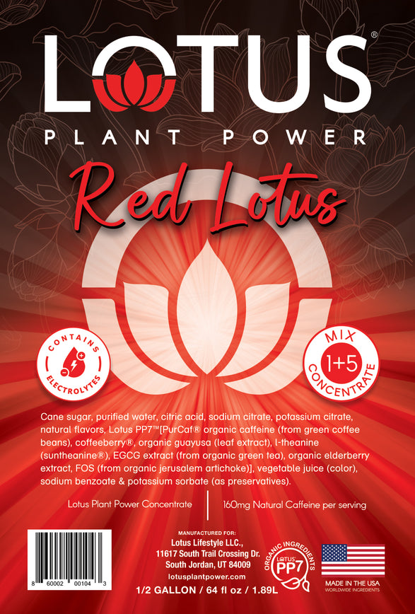 Red Lotus Plant Power Concentrate