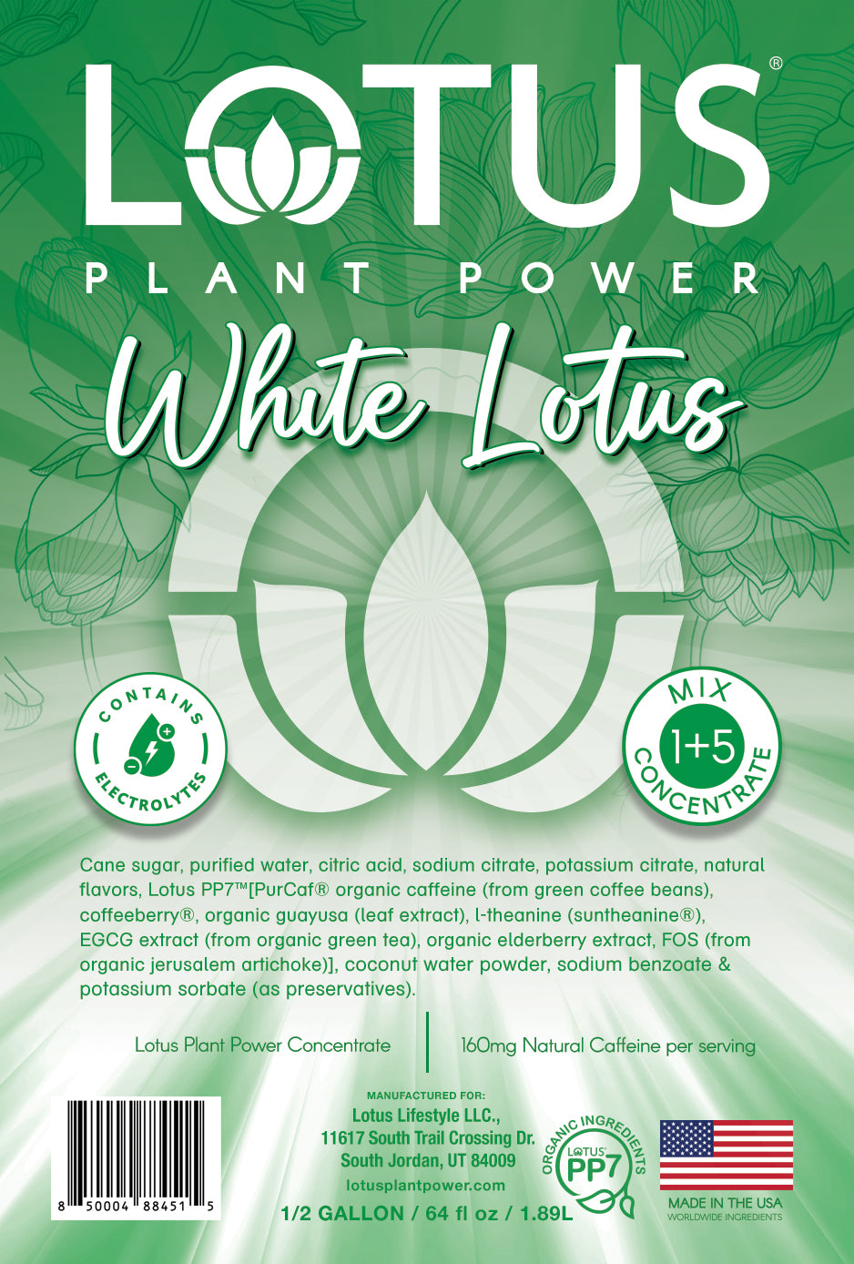 White Lotus Plant Power Concentrate