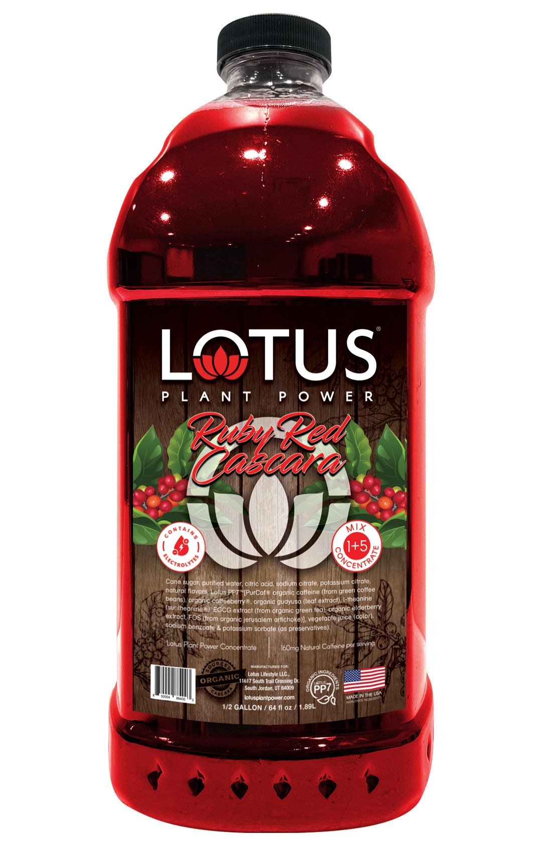 Ruby Red Lotus Cascara Plant Power Concentrate