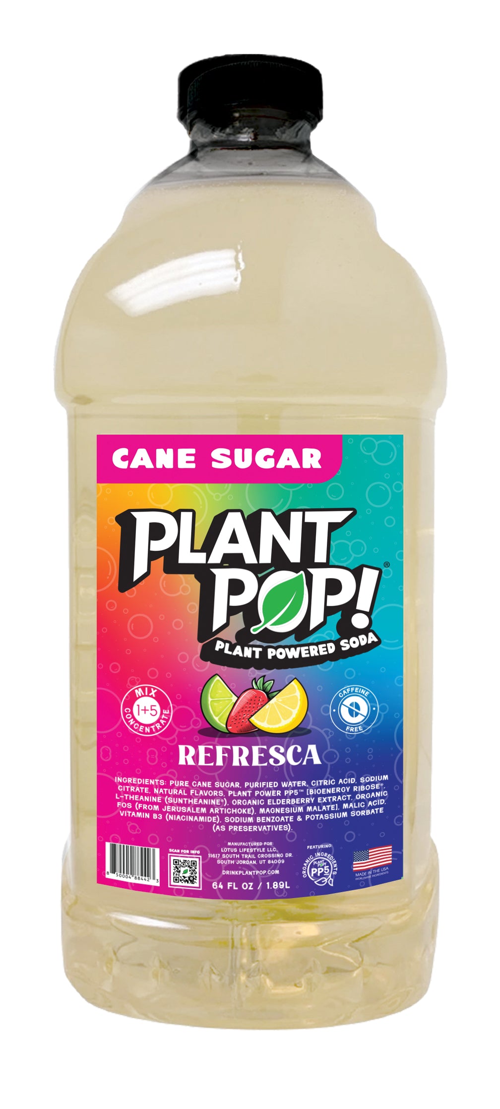Plant Pop® Squeeze (Cane Sugar) Concentrate