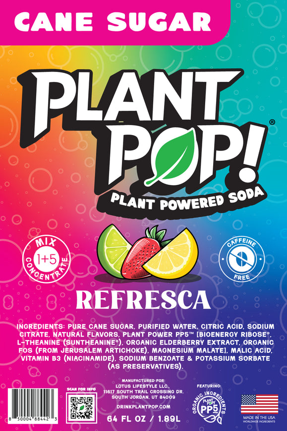 Plant Pop® Squeeze (Cane Sugar) Concentrate