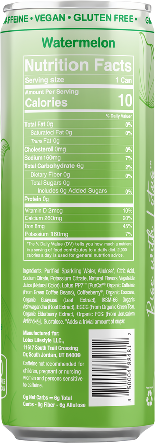 Green Lotus Plant Power Drink™ (skinny)