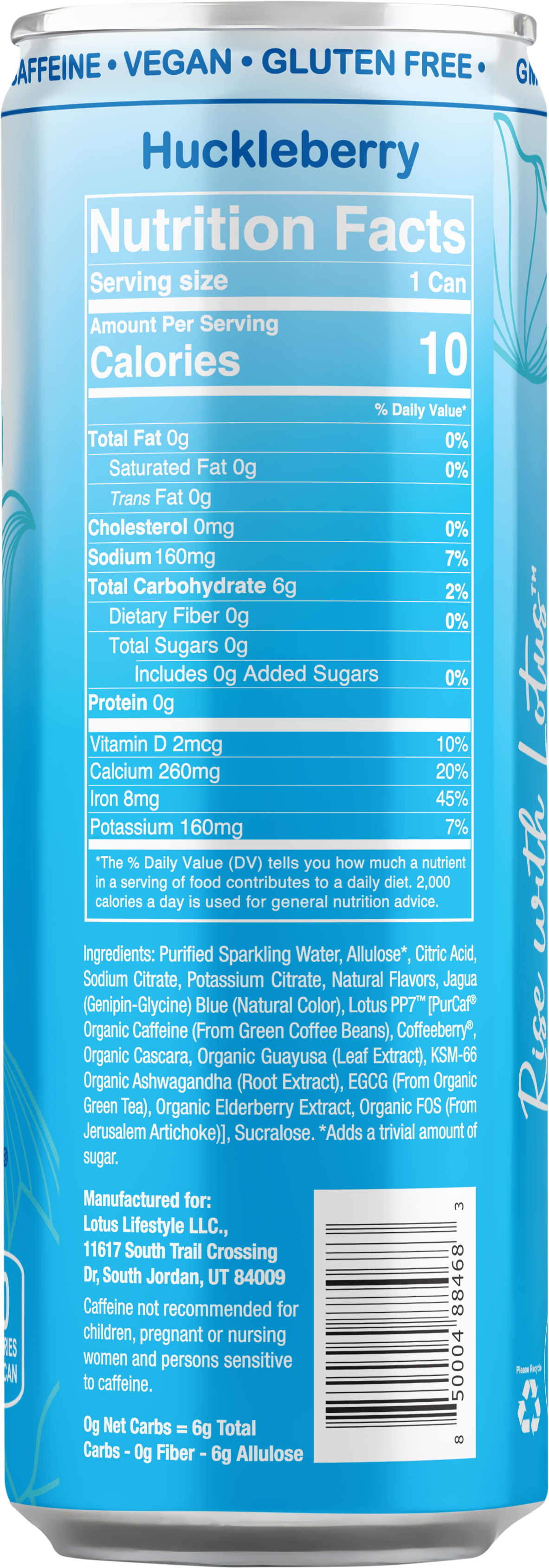 Blue Lotus Plant Power Drink™ (skinny)