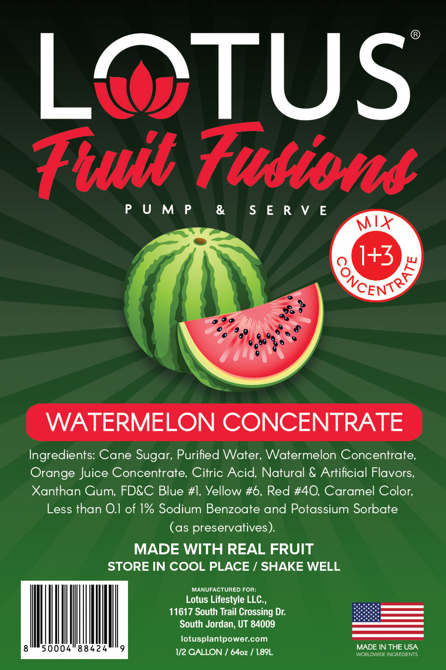 Watermelon Lotus Fruit Fusion Concentrate