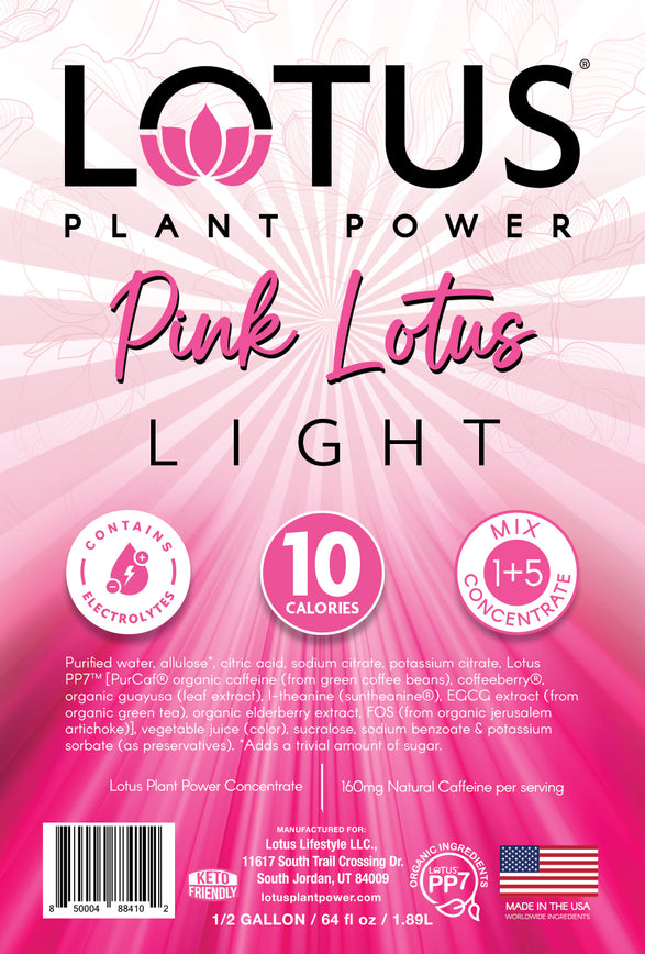 Pink Lotus Light Plant Power Concentrate