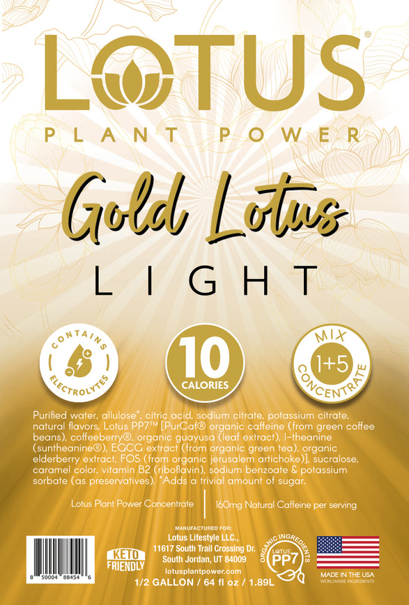 Gold Lotus Light Plant Power Concentrate