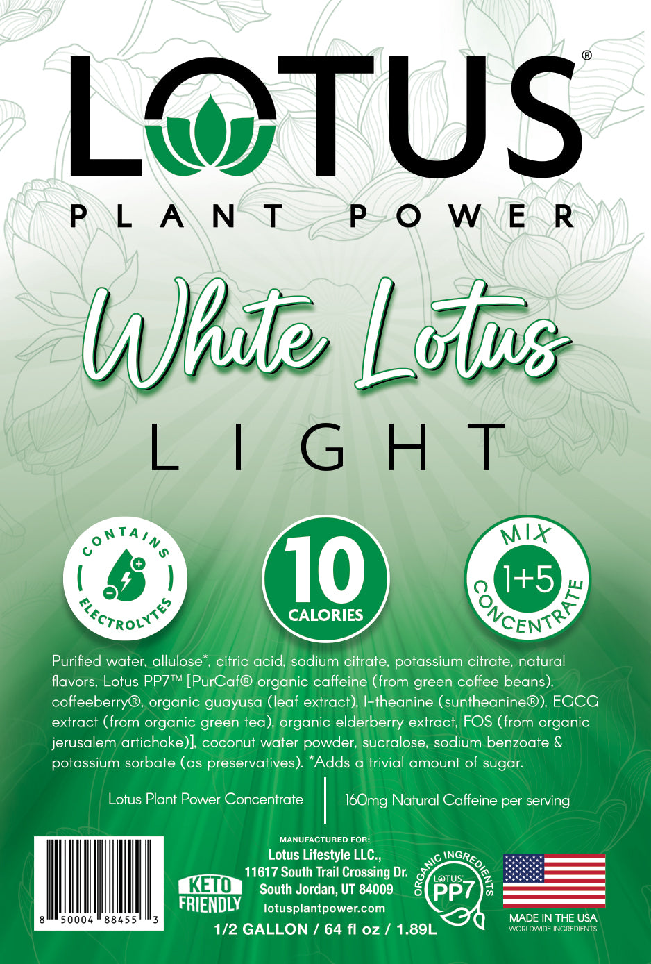 White Lotus Light Plant Power Concentrate