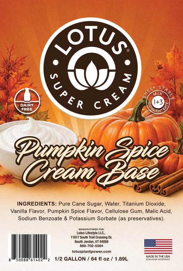 Lotus Pumpkin Cream Base Concentrate